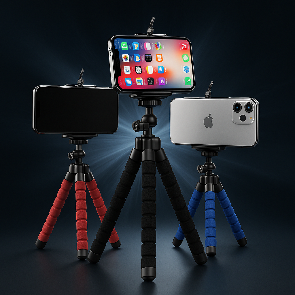Mini Trépied Portable – Support Smartphone & Appareil Photo