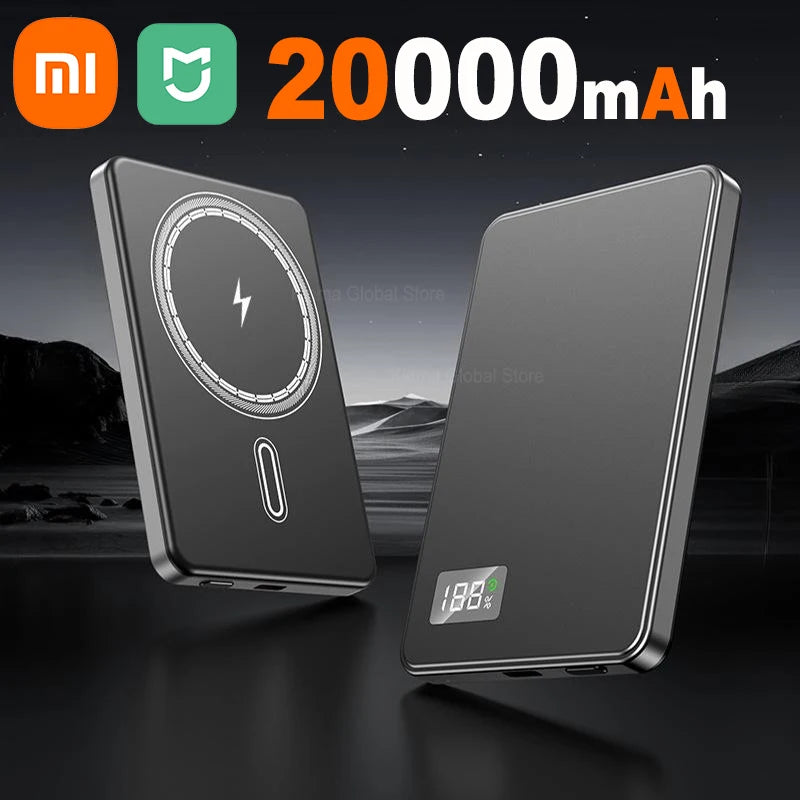 Batterie Externe MagSafe 50 000 mAh – Charge Rapide & Sans Fil