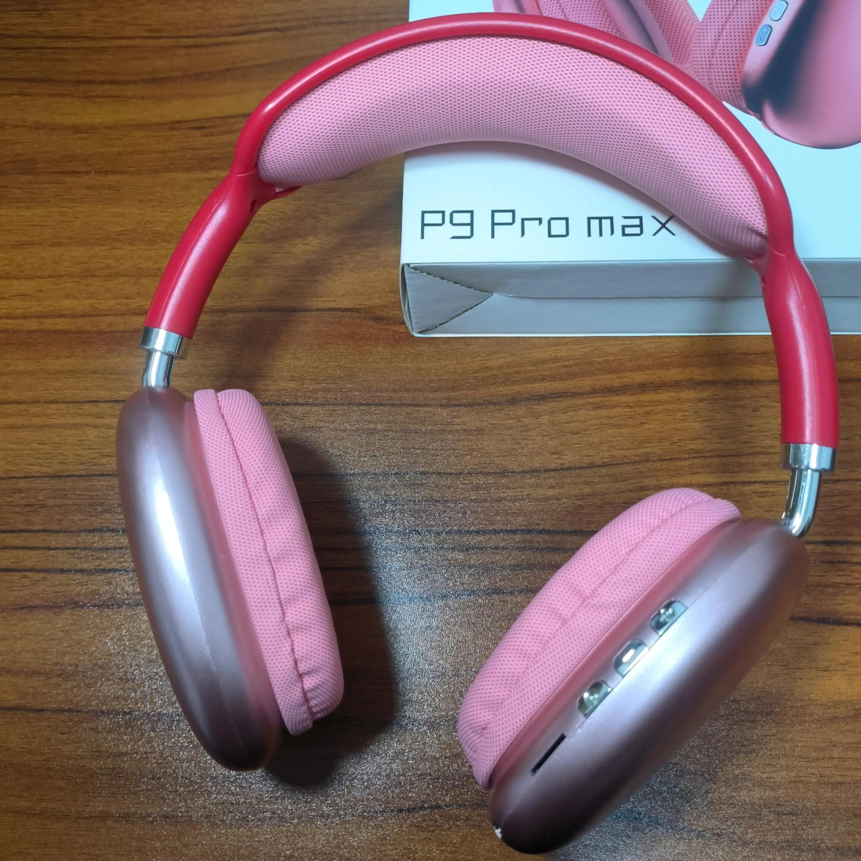 P9 Promax Headphones Wireless Bluetooth Headsets Outdoor Sports Gaming Wireless earphones Supports TF Card for Pc Smartphone